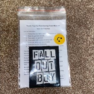 Iron on patch Fall Out Boy